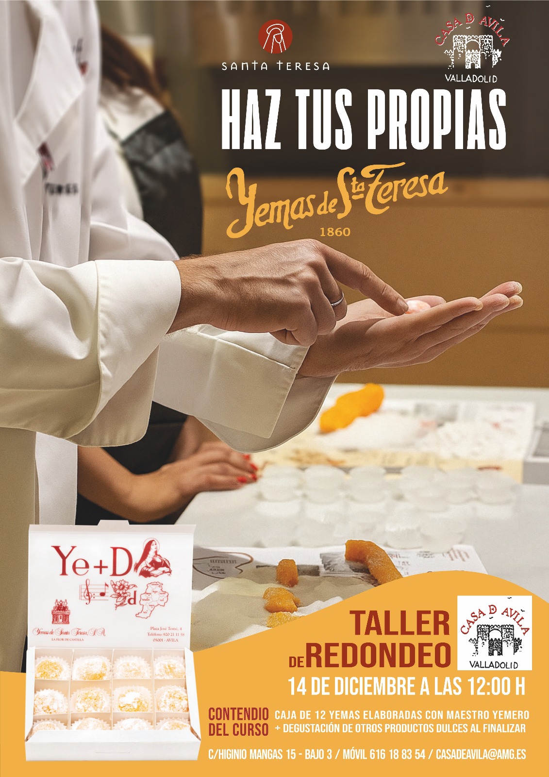 Taller de redondeo de yemas